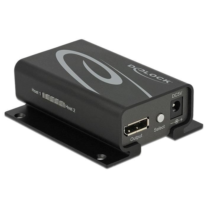 2-poorts DisplayPort aansluiting - Delock