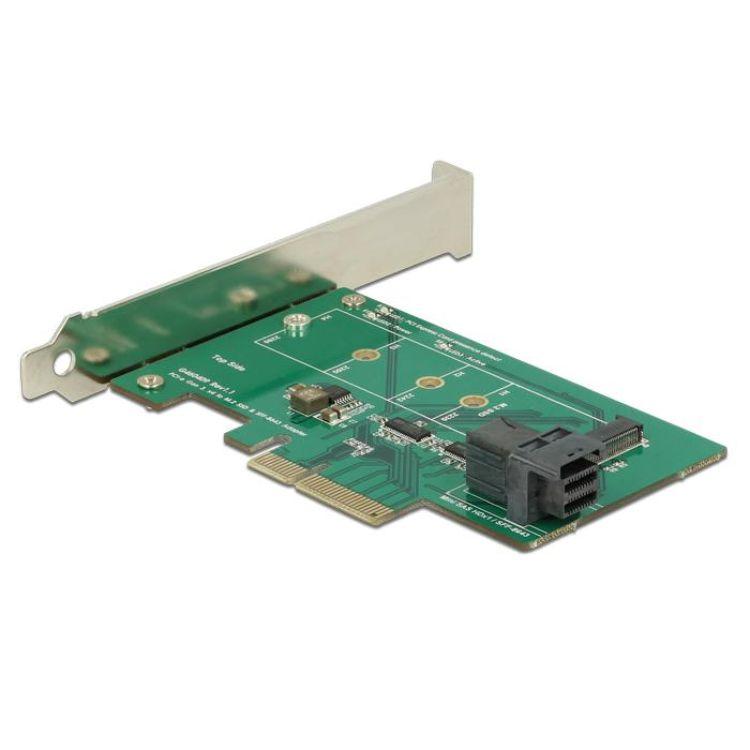 PCI Express Karte > 1 x intern NVMe M.2 PCIe / 1 x intern SFF-8643 NVM