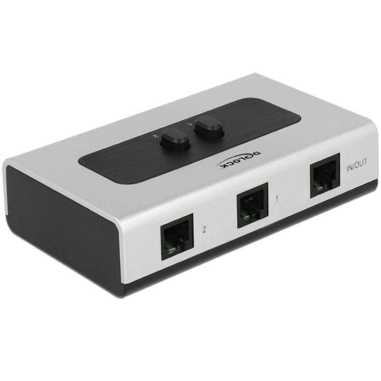 Telefoonkabel splitter schakelaar - RJ11