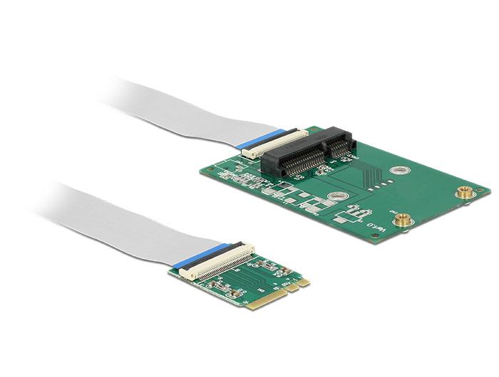 Adaptateur M.2 PCIe PCI E, convertisseur de connecteur de carte d'extension  PCI E vers M.2 pour disque dur M2 NGFF NVME, SSD M2 NGFF NVME (clé m) vers