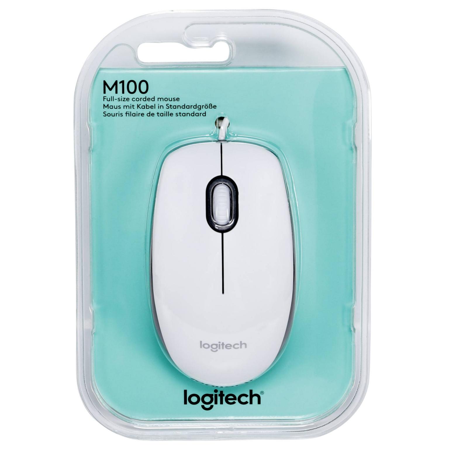 Mouse M100 White - Logitech