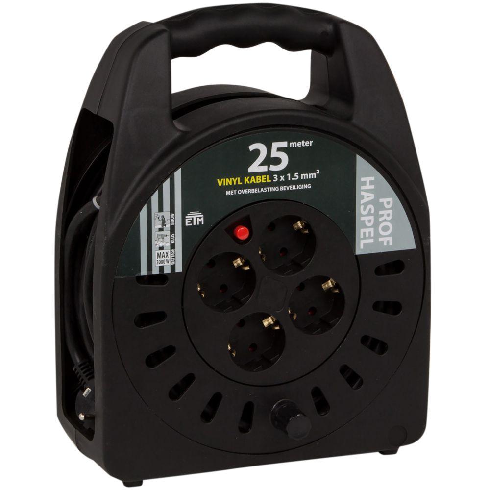 Professionele automatische kabelhaspel met houder, 15 m 2 m, wand- en plafondmontage, intrekbare stroomtrommel, 1500 W ~ 3000 W, automatische kabelhaspel, 180 graden draaibaar, beschermingsniveau