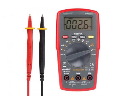 MULTIMÈTRE NUMÉRIQUE CAT. II 500 V / CAT. III 300 V 10 A 4000 COMPTE - Velleman