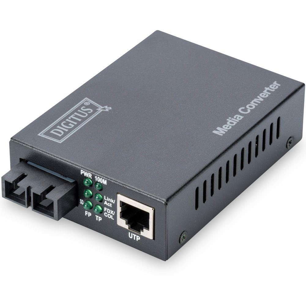SC glasvezel mediaconverter – RJ45 naar SC – 100 Mbit/s