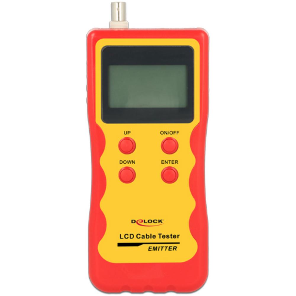 Delock LCD-Kabeltester RJ45 / RJ12 / BNC / USB