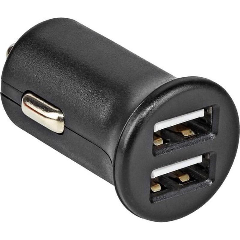 Prise allume-cigare voiture 2 ports USB-A - Avec marteau pour