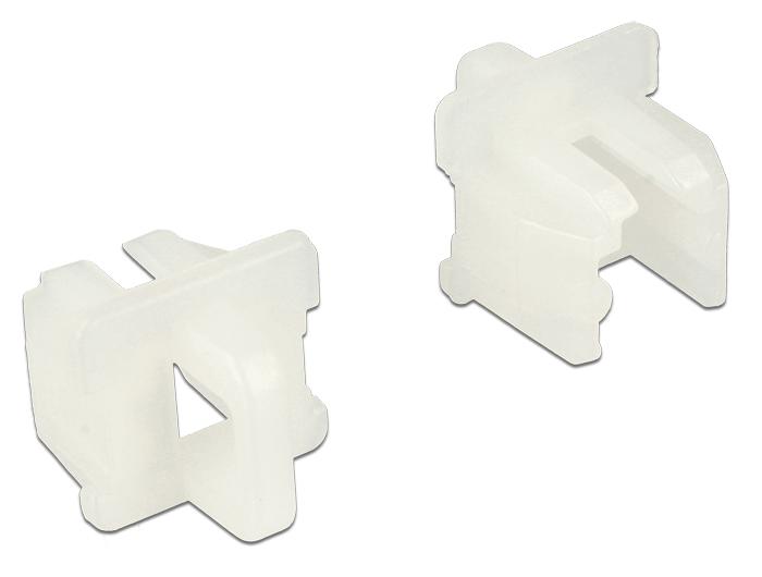 Delock Stofkap voor RJ11-aansluiting met handvat 10 stuks wit - Delock