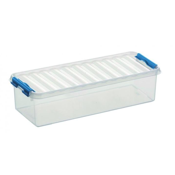 Box 3,5L transp./blauw - Q-line