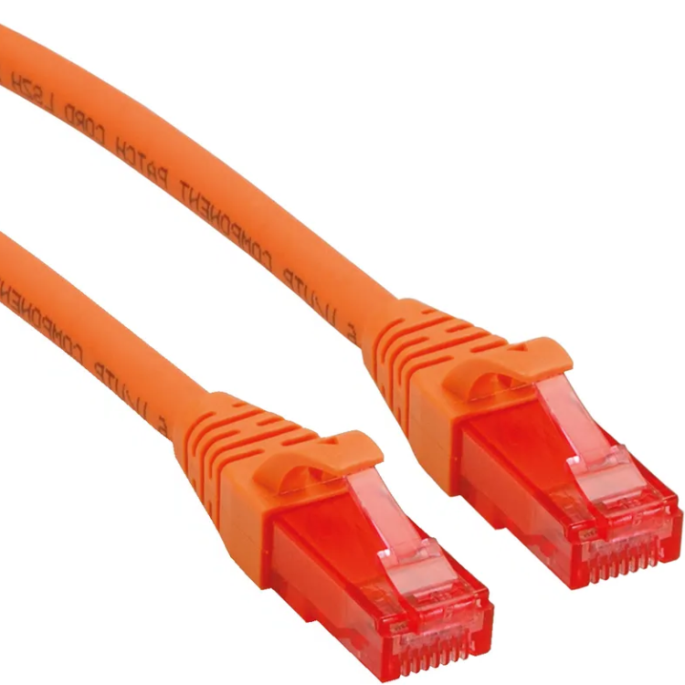 Câble patch ROLINE UTP Cat.6, LS0H, Snagless, Component Level, orange,