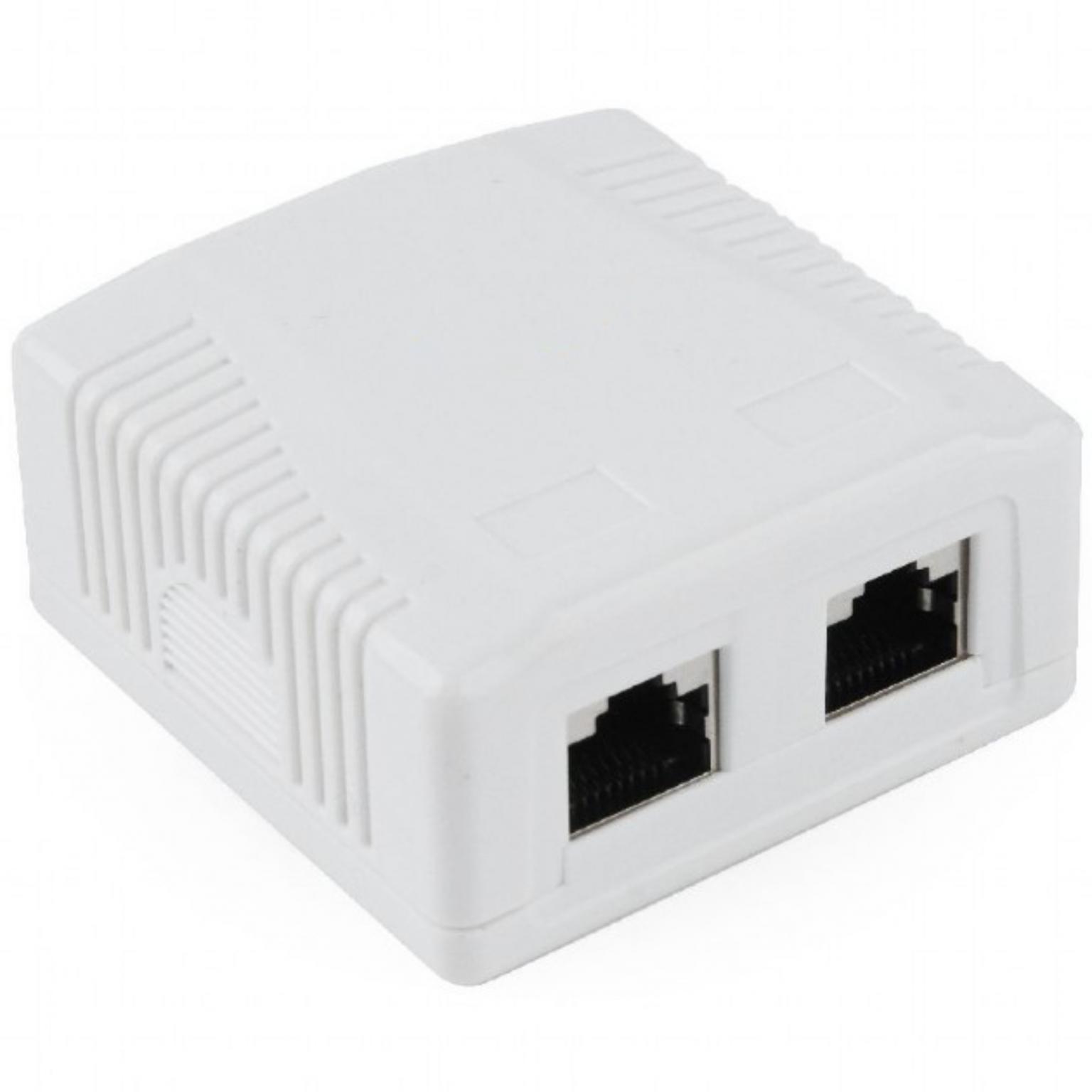 Cat 5e wandcontactdoos - Opbouw - Gembird