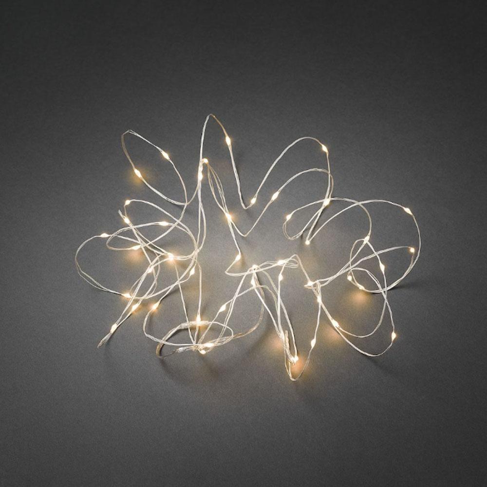 Draadverlichting - led kerstverlichting binnen - 100 lampjes - 9.9 meter - extra warm wit