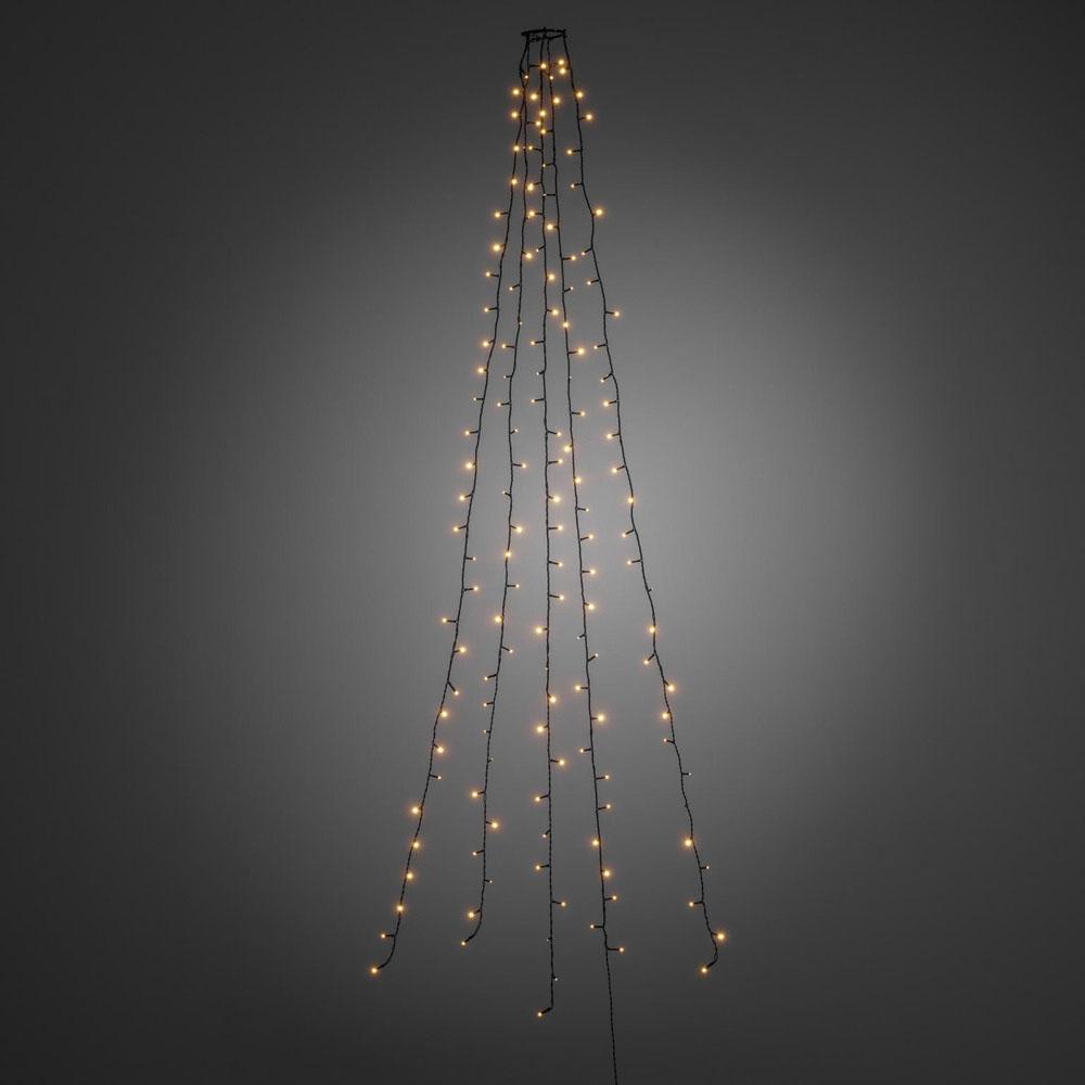 Lichtmantel - led kerstverlichting buiten en binnen - 400 lampjes - 4 meter - extra warm wit