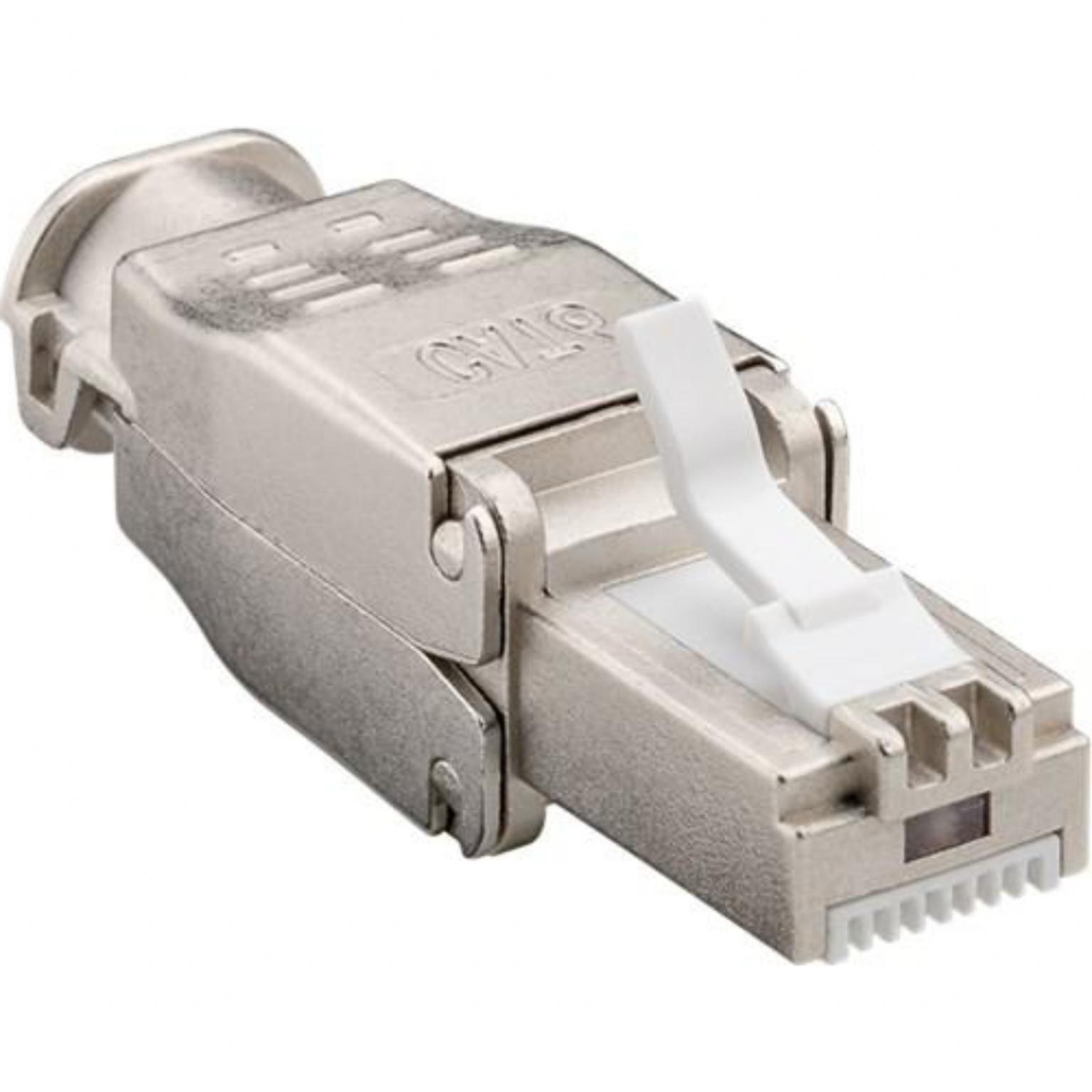 Cat 6 RJ45 connector - Gereedschapsloos - Vaste of flexibele kern