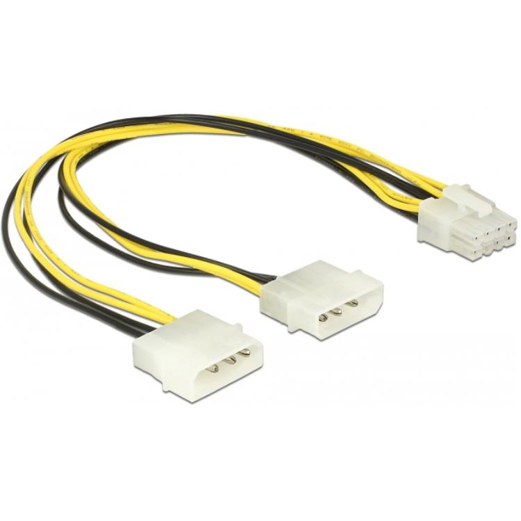 Molex naar EPS voedingskabel - Delock