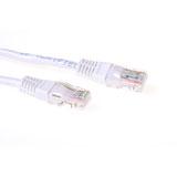 Cat6a u/utp white 5.00m - ACT