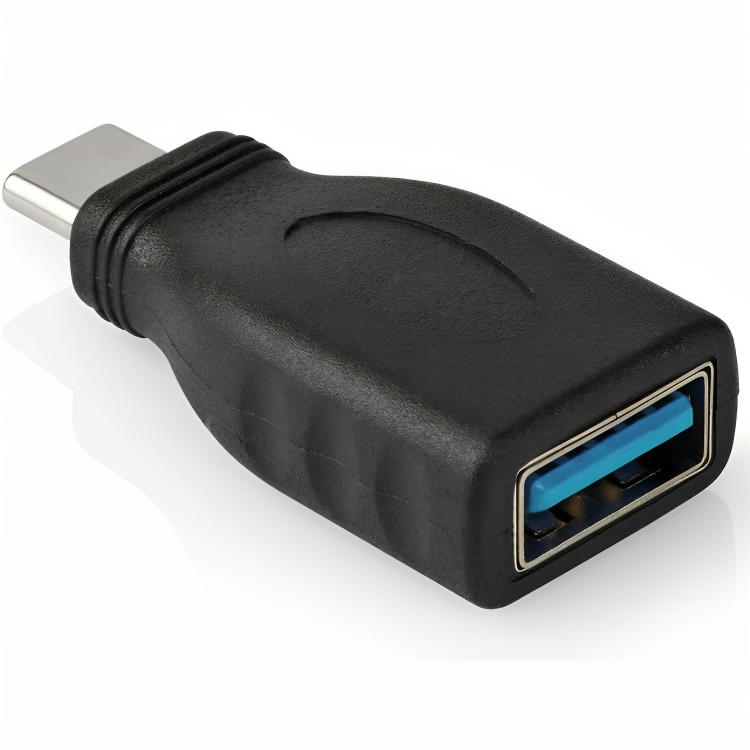 Adaptateur USB C vers USB A - Version : 3.2 Gen 1x1 Connexion 1 : USB C mâle  Connexion 2 : USB A femelle