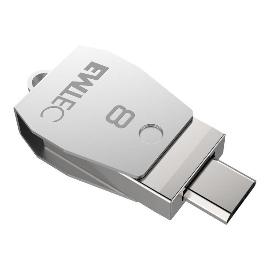 USB 3.2 stick - Zilver - 8 GB - Emtec