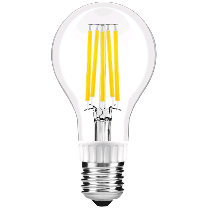 Ampoule à LED blanche - Culot E27 - Boule 14W - Blanc neutre