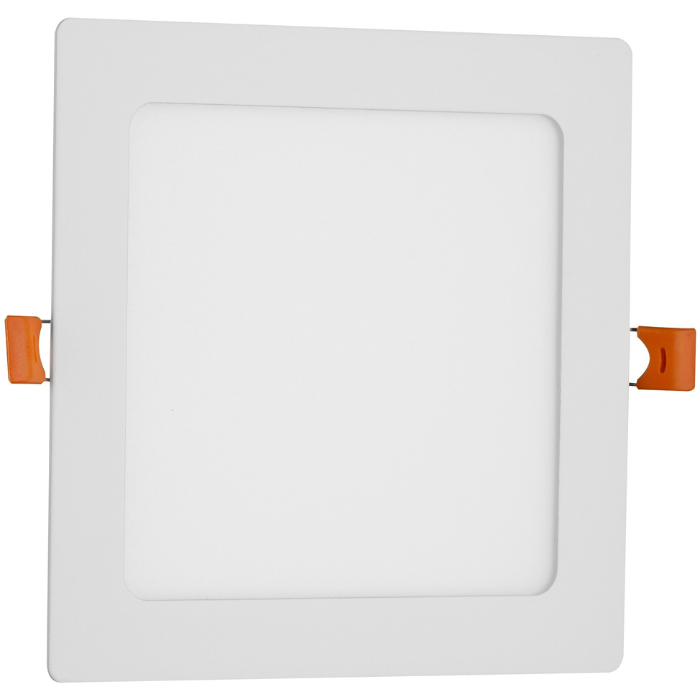 Avide LED Ceiling Lamp Recessed Panel Square 12W Alu SMD2835 4000K