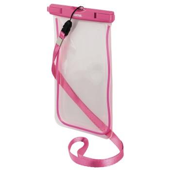 Outdoor Tasche Playa voor Smartphones, Maat XXL, roze - Hama