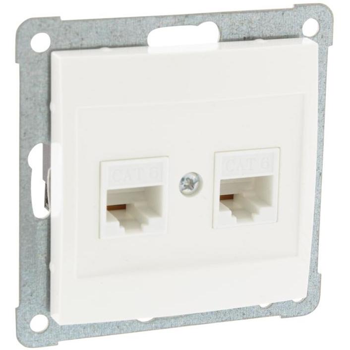 Cat 5e wandcontactdoos - Inbouw - Q-LINK