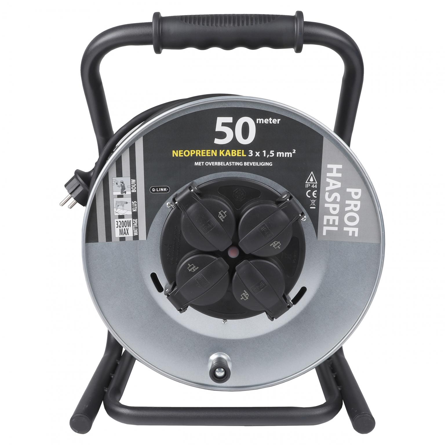 Brennenstuhl 1200011 kabelhaspel Standard S, 50 m