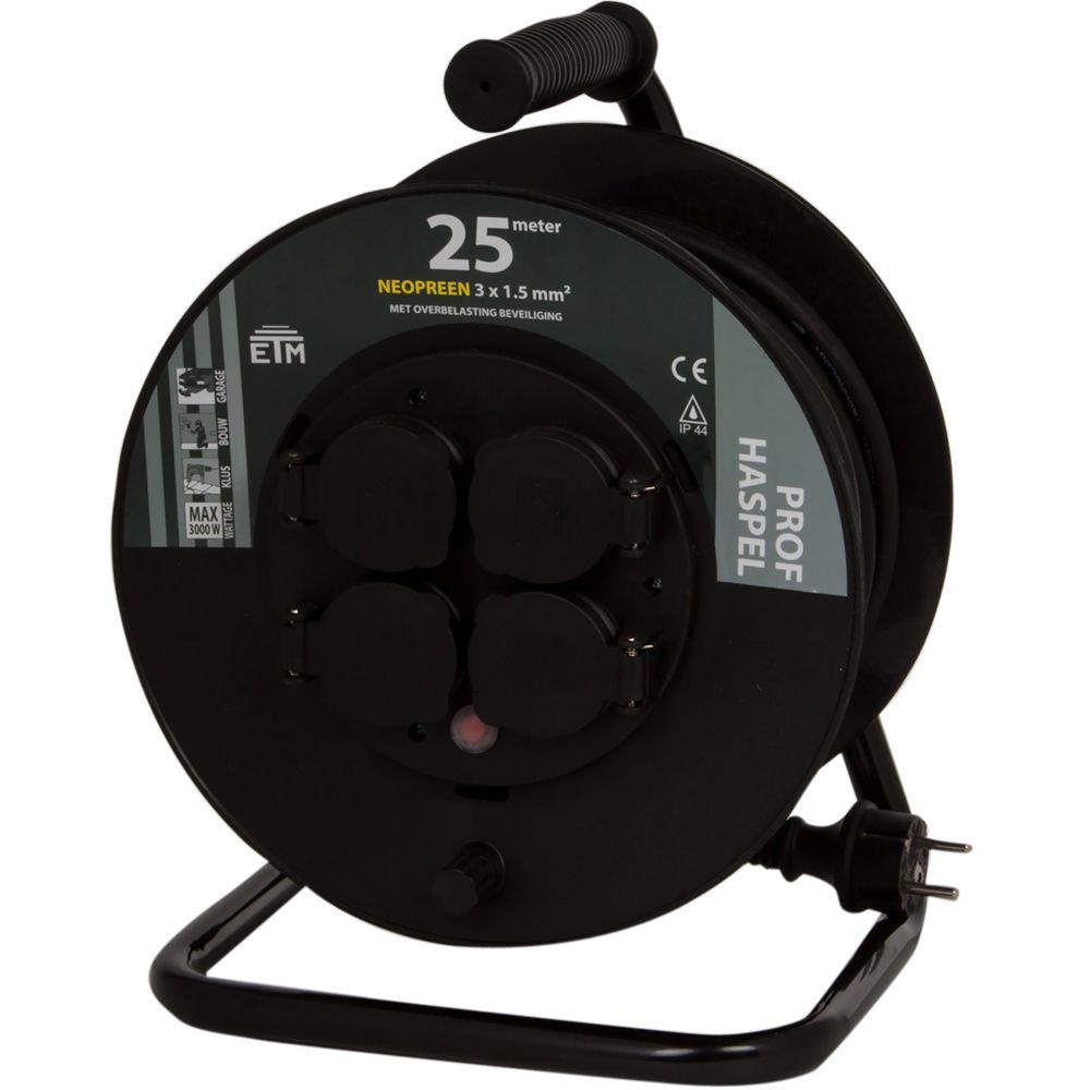 Kabelhaspel - 25 meter - ETM
