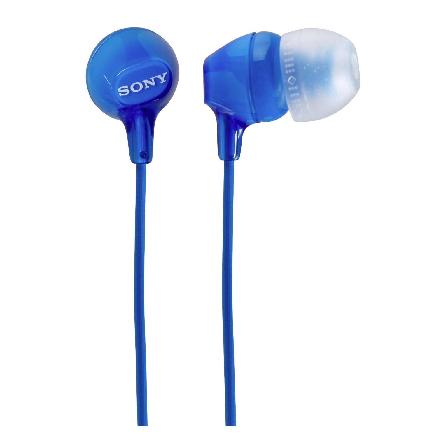 Écouteurs - Type : intra-auriculaire Connexion : jack 3,5 mm Couleur : Bleu