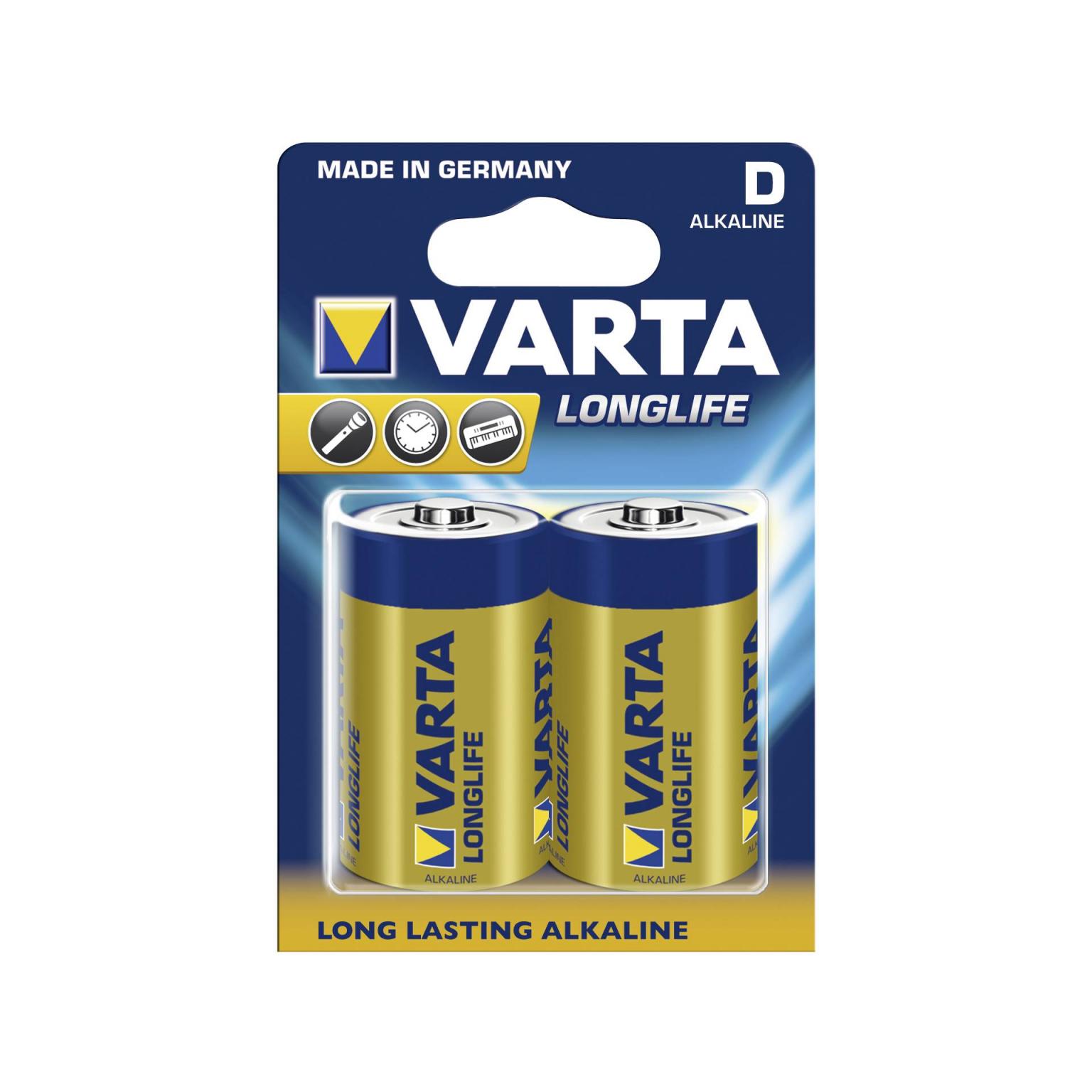 10x2 Varta Longlife Extra Mono D LR 20 VPE binnenverpakking - Varta