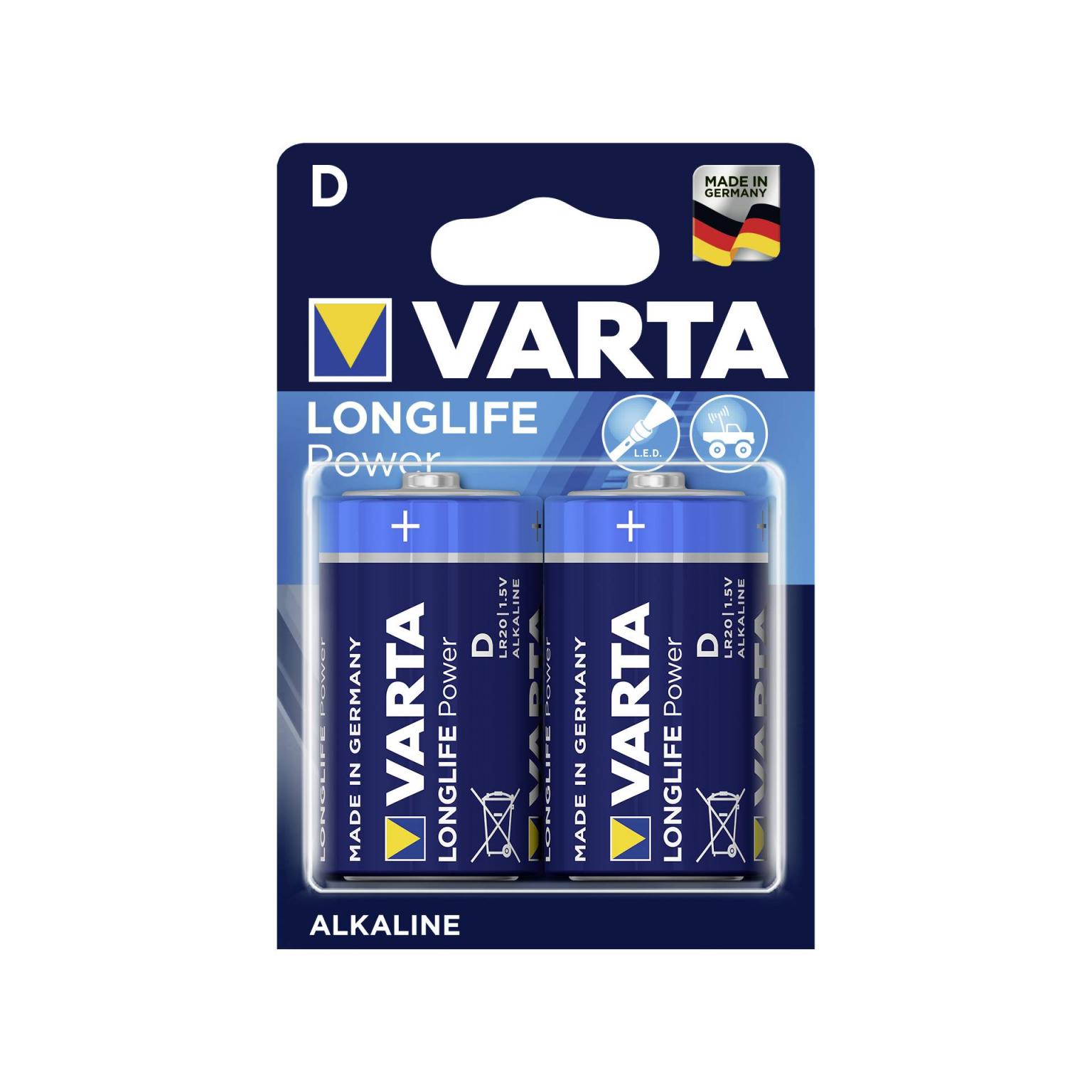 10x2 Varta High Energy Mono D LR 20 VPE binnenverpakking - Varta