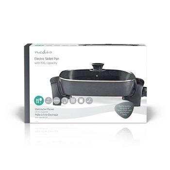Elektrische hapjespan 40 cm Dik gegoten aluminum body - Nedis