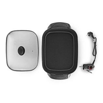 Elektrische hapjespan 40 cm Dik gegoten aluminum body - Nedis