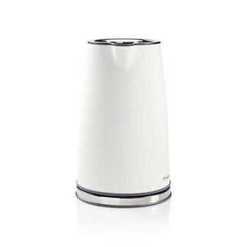 Bouilloire électrique 1,7 l Soft-touch Blanc - Nedis