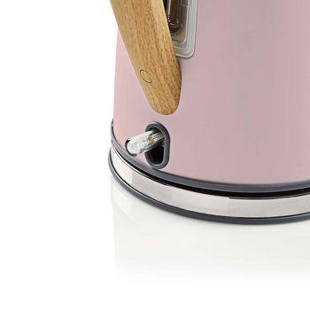 Elektrische waterkoker 1,7 l Soft-touch Roze - Nedis