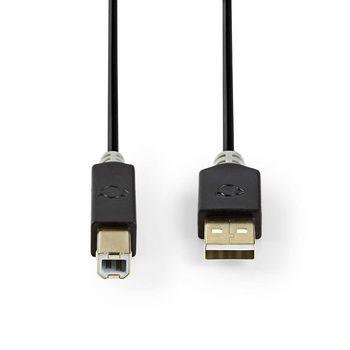 Câble USB A mais USB B - Nedis