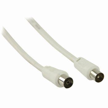 Câble coaxial 90 dB Connecteur IEC (Coax) Prise IEC (Coax) 2,0 m Blanc - Nedis