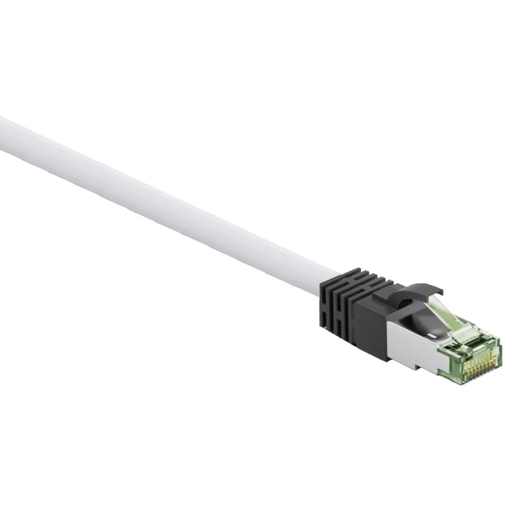 Câble réseau Cat 7 S/FTP - Câble réseau - blanc, Type : Cat 7 S/FTP (PiMF)  - LSZH, Connecteur 1 : RJ45 mâle, Connecteur 2 : RJ45 mâle, Conducteurs :  Cu - AWG 26/7, Longueur : 10 mètres.