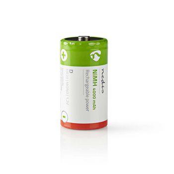 Oplaadbare NiMH batterij D 1,2 V 4000 mAh 2 stuks Blister