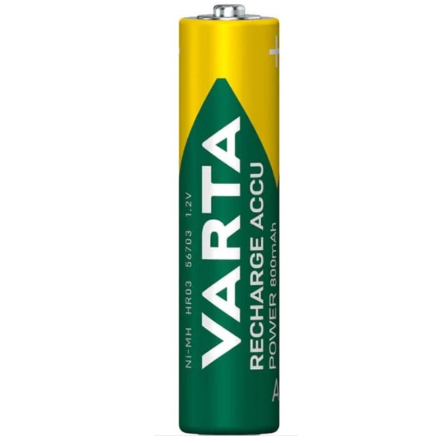 Batterie rechargeable AAA - Nimh - Nombre : 2 batteries, Code IEC