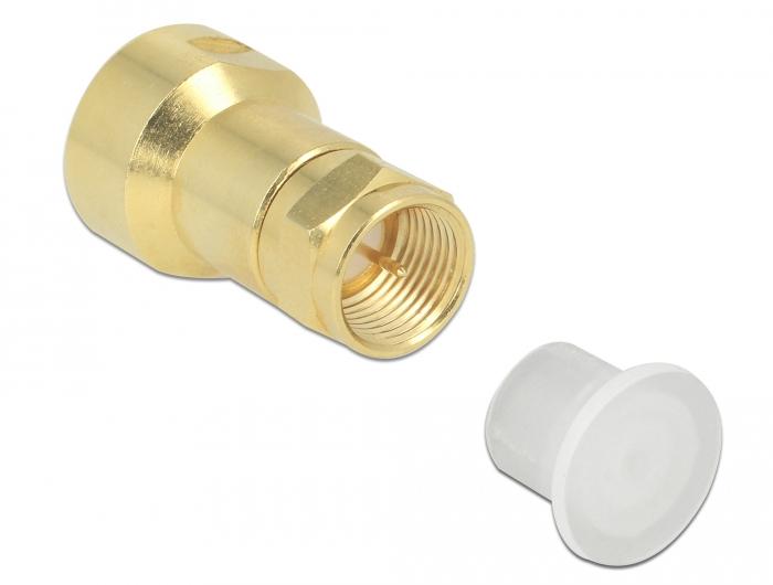 Delock Stofkap voor F-connector 10 stuks transparant - Delock