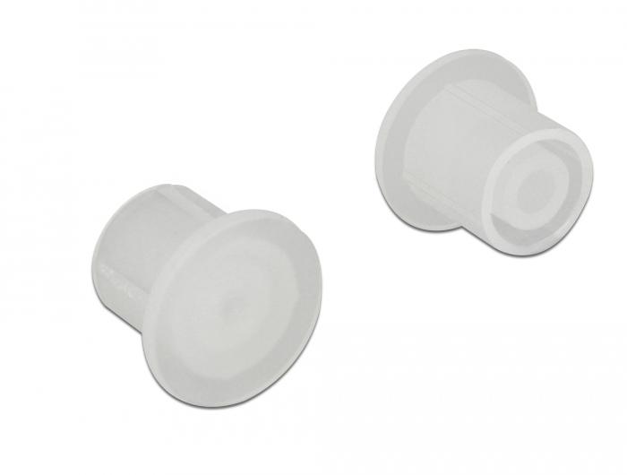 Delock Stofkap voor F-connector 10 stuks transparant - Delock