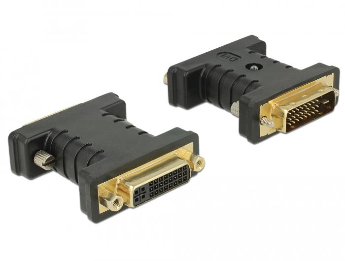 Adaptateur Delock DVI 24+1 mâle > DVI 24+5 femelle EDID Emulator - Delock
