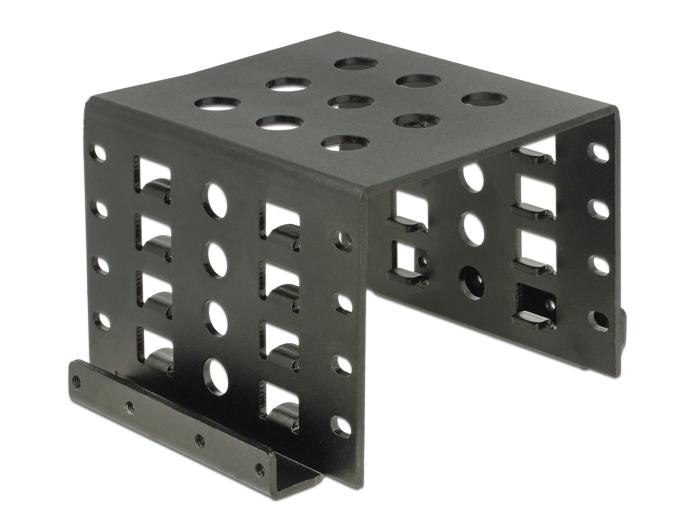 Delock Cadre d'encastrement 4 x 2,5″ à 3,5″ noir - Delock