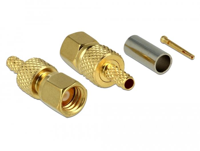 Connecteur SMC Delock à sertir pour RG-179 / RG-187 - Delock