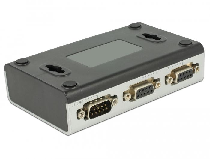 Delock Seriële Schakelaar RS-232 / RS-422 / RS-485 2-poorts handleiding - Delock