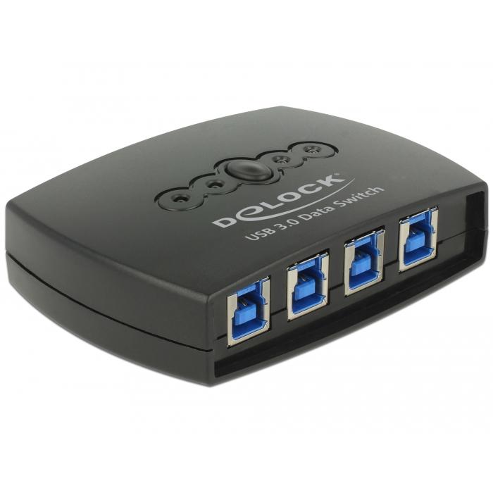 USB schakelaar - 4 poorts - Delock