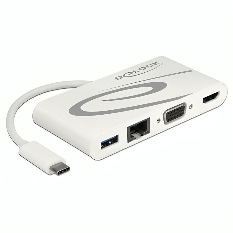 Delock Adaptateur USB coudé Connecteur USB C - Prise USB C