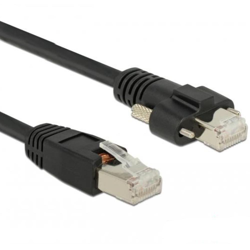 Câble Delock RJ45-plug > RJ45-plug avec vis Cat.6 SSTP 1 m