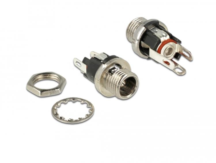 Delock-Stekker DC 5,5 x 2,1 x 9,5 mm aansluiting voor installatie - Delock