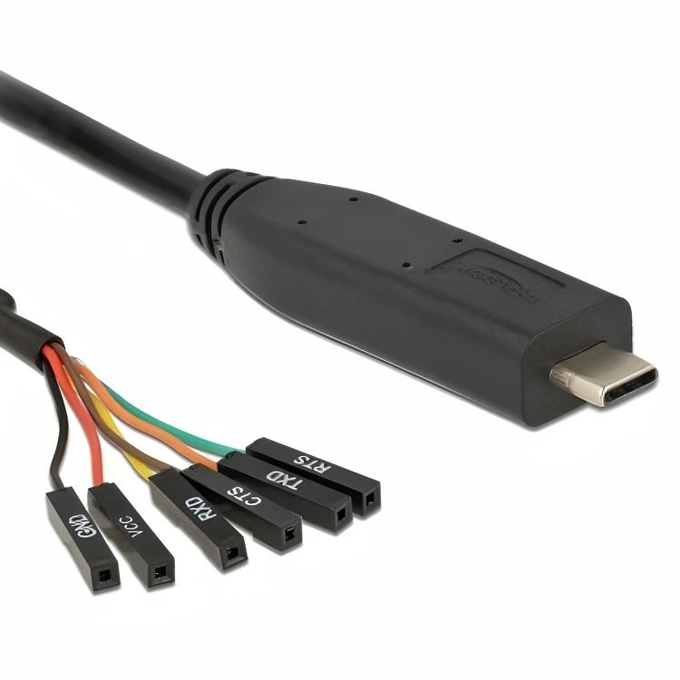 USB C naar TTL 3.3V 6 kabel - Delock